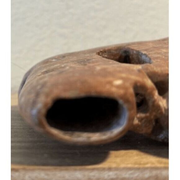 Handcarved Earthenware Pen and Ink Stand 5 X3‎ - Picture 4 of 4